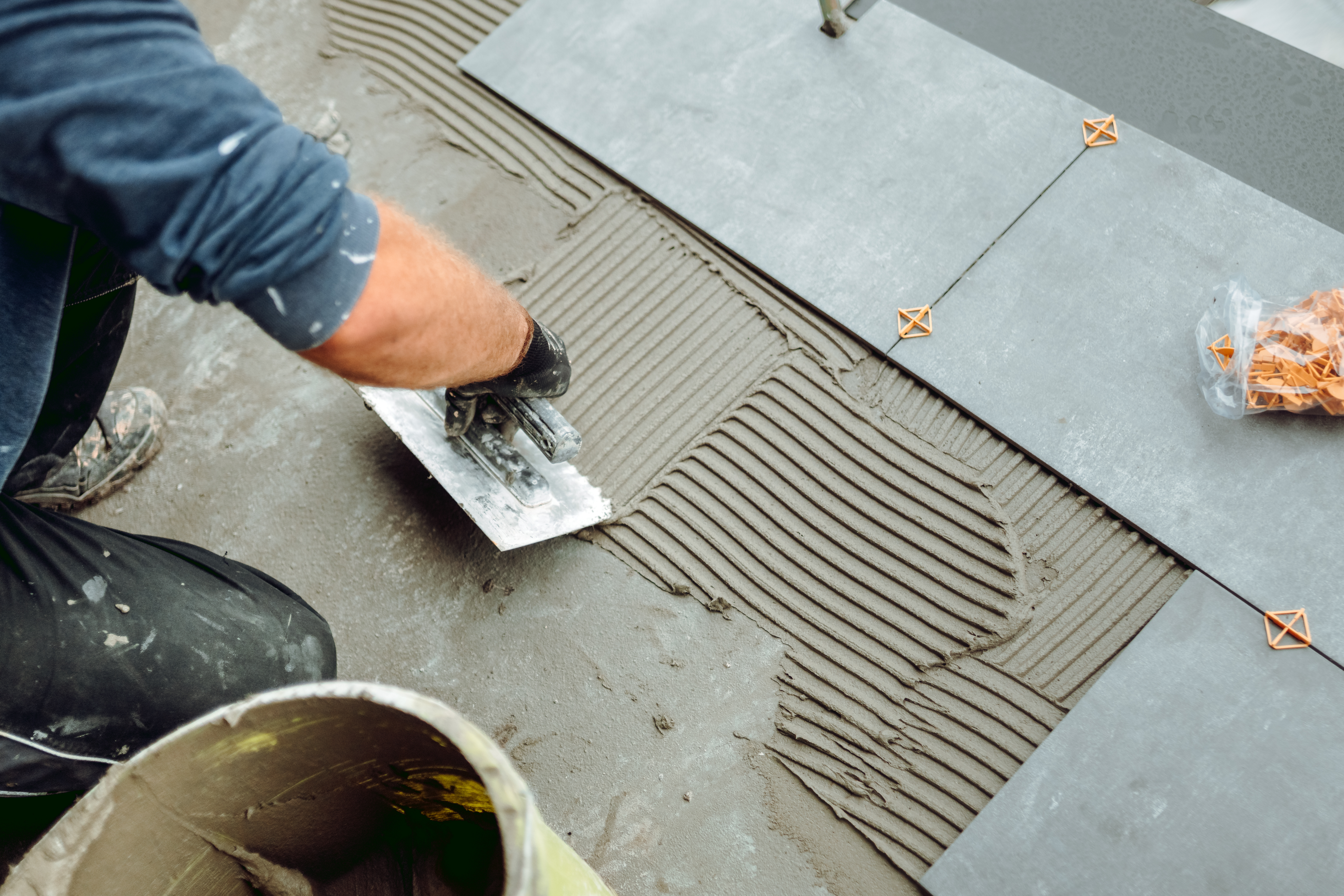 Tile Laying Image